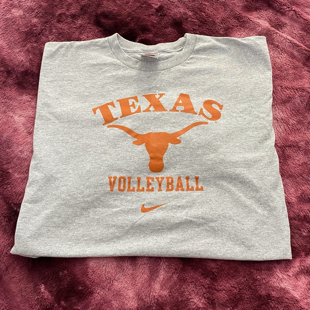 NIKE Texas university Volleyball SHIRT - Gray - XL
